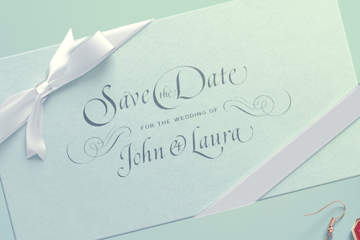 November Calligraphy Wedding Script preview 2