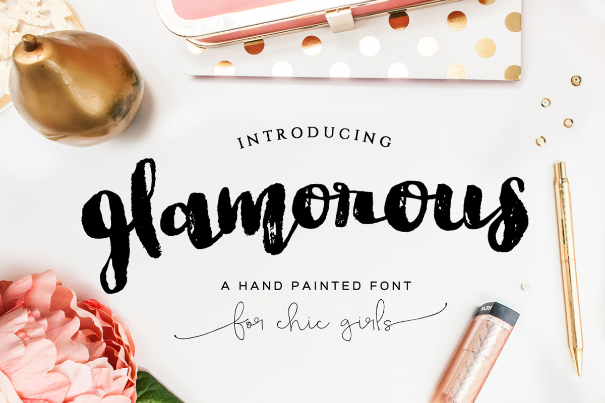 Brush Font Glamorous
