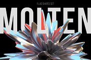 Fluid Shapes Set, an Object Graphic by Vasily Kulinich (Thumbnail 1 of 8)