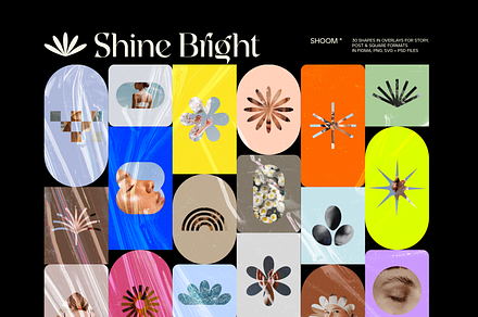 Shine Bright: 30 Lux Overlays Bundle, a Background Graphic by SHOOM HOUSE