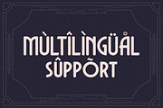 Dechor Rothen Modern Art Deco Font, a Sans Serif Font by Storytype Studio (Thumbnail 12 of 15)