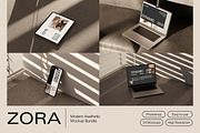 ZORA - Aesthetic Mockup Bundle, a Device Mockup by Creavora (Thumbnail 1 of 11)