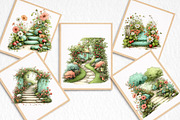 Whimsical Summer Pathway Clipart, an Illustration by DreamArtGraphic (Thumbnail 8 of 8)