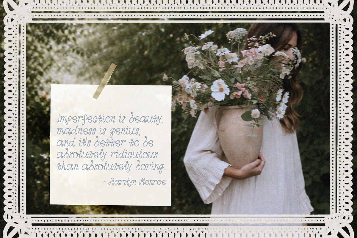 Herbarium Handwritten Font, a Handwritten Font by Lidberia (Photo 3 of 7)