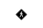 Pedestrian Crossing Safety Icon Set, an Icon by musafir_fashion (Thumbnail 2 of 13)