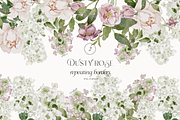 Dusty Rose fall watercolor flowers, a Decorative Illustration by Grace Noboa Illustrations (Thumbnail 5 of 10)