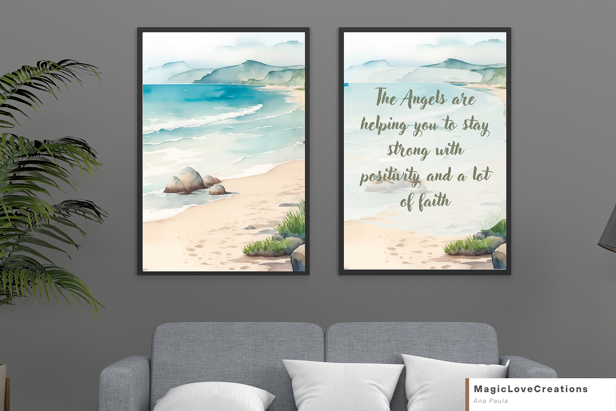 Spiritual Positive Quote Print Wall, a Poster Template by MagicLove Creations (Photo 2 of 10)