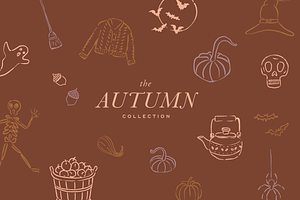 Autumn Collection Illustration Pack