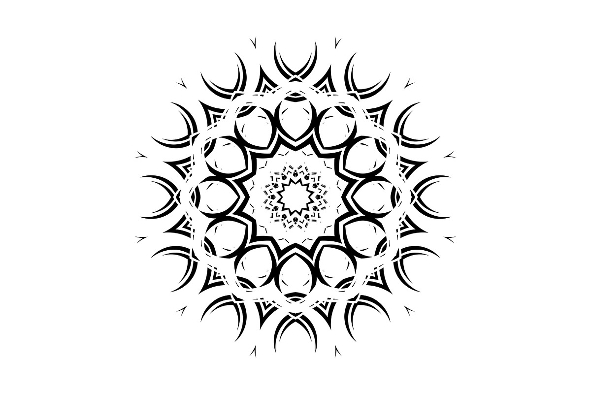 Artistic Mandala Vector Collection, a Decorative Illustration by NJ Himel (Photo 19 of 101)