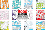 5000 in 1 - Black lines Mega Bundle, an Illustration by PrettyBundles (Thumbnail 19 of 27)