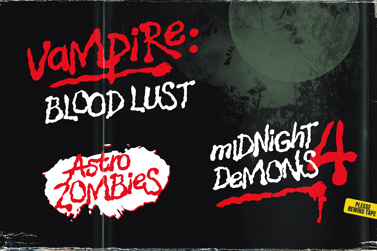 Nightmare Street - Halloween Font, a Font by Wingsart Studio (Photo 15 of 16)