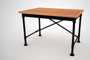 Kullaberg Desk, a Furniture 3D Model by 3D Furnishing (Thumbnail 1 of 8)