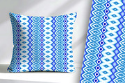 Blue Ethnic Geometric Seamless Repea, a Pattern Graphic by Sharon Schwalbe (Thumbnail 1 of 7)