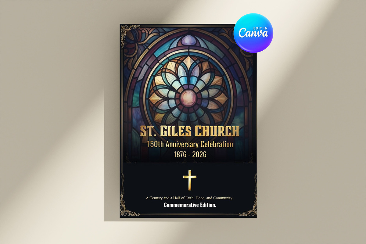 Church Anniversary Gala Template, an Invitation Template by Arslan (Photo 1 of 5)