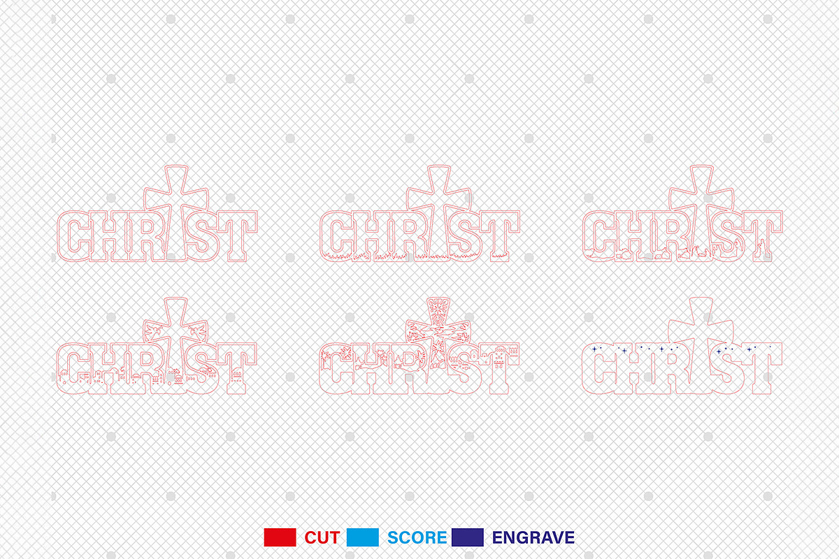Multilayer Christ Scene Art svg, a Pattern Graphic by Lasercutiny (Photo 2 of 2)