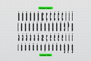 Pixel Condensed Pixelated Condensed, a Handwritten Font by gracetype_studio (Thumbnail 11 of 12)