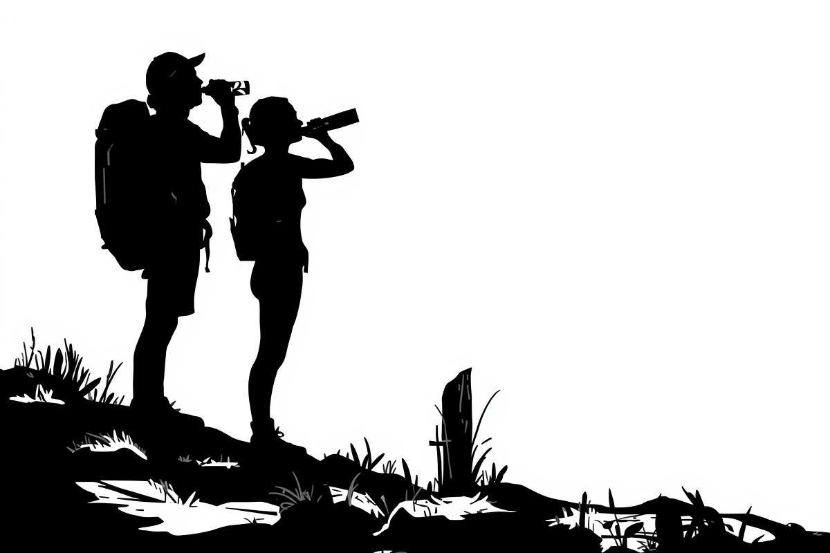 Hiker and Mountain Bundle, an Illustration by Creativeshirt (Photo 3 of 21)