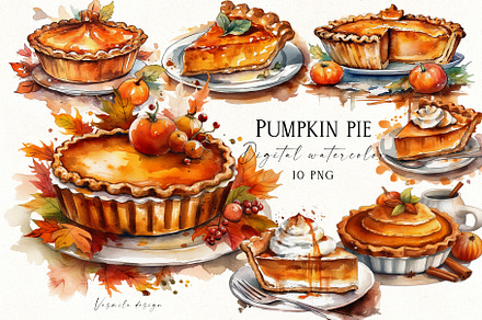 Pumpkin Pie Clipart