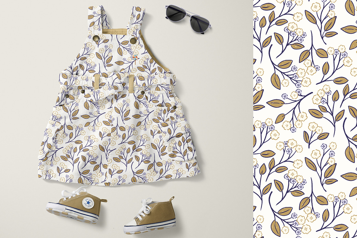 Rustic Berry Pattern, a Pattern Graphic by Webvilla Studio (Photo 2 of 5)