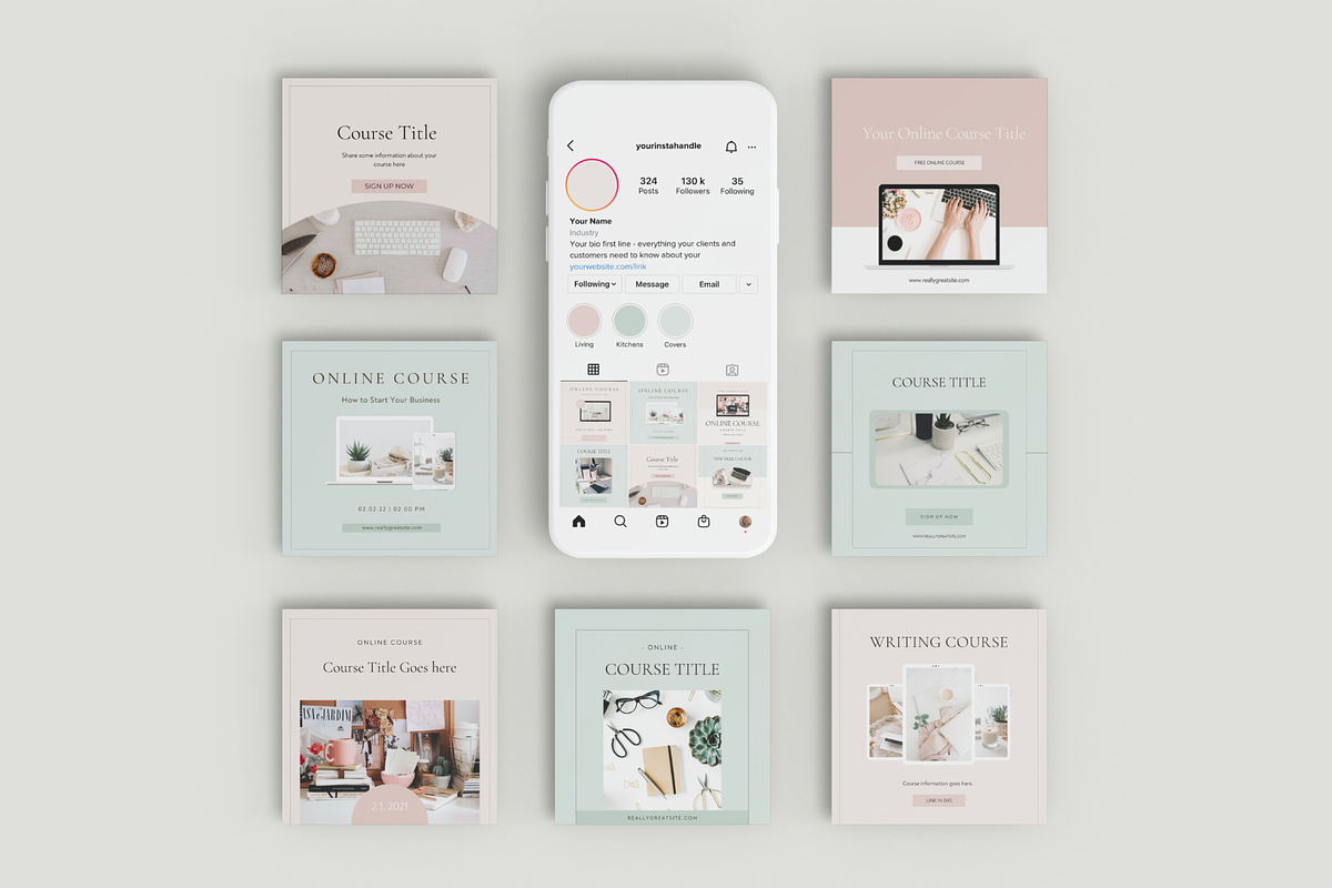 Canva Instagram Template Pack Bundle, a Social Media Template by Amado Brand Design Studio (Photo 5 of 9)