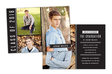 Senior Graduation Card Graduation, a Card Template by OtoStudio