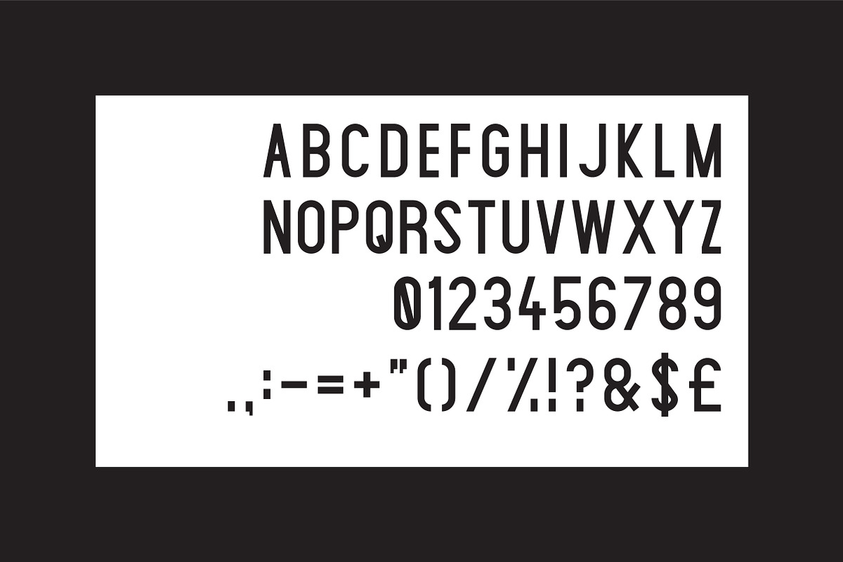 Claxton Typeface preview 2