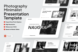 Photography Minimalist Powerpoint, a Presentation Template by SquidPixey