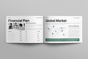 Annual Report Template Landscape, a Brochure Template by E-Type (Thumbnail 6 of 7)