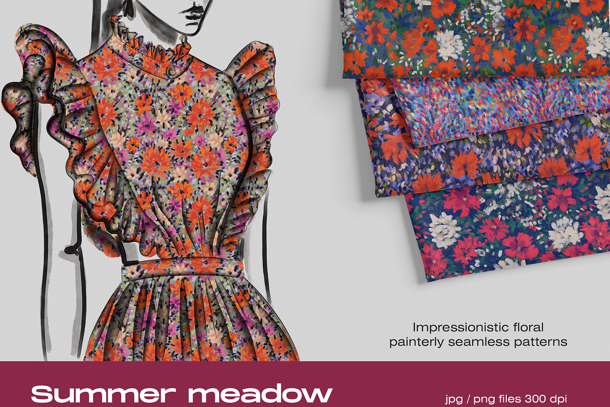 Summer meadow patterns, a Pattern Graphic by ANAKOTO (Photo 10 of 13)