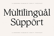 Qimano Modern Humanist Serif, a Serif Font by Letterena Studios (Thumbnail 12 of 15)