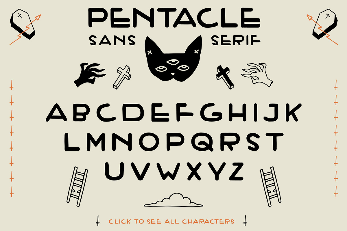 Pentacle Font preview 4