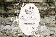Jungle Saints: Tropical Line Art, an Object Illustration by Purple (Thumbnail 11 of 15)