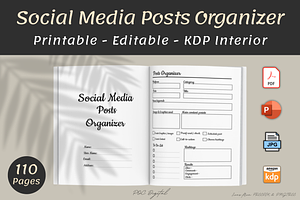 Simple Social Media Posts Planner