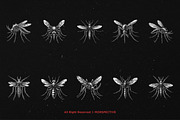 10 Bundle Dark Art Mosquito Insect, an Illustration by Morspective (Thumbnail 6 of 7)