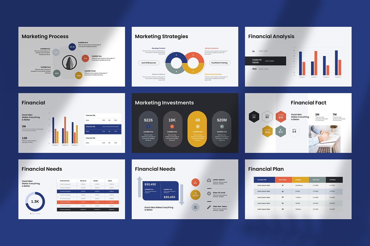Business Pitch Deck Template, a Presentation Template by slidestock55 (Photo 11 of 16)