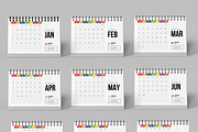 Desk Calendar Template 2025, a Stationery Template by MightyDesign (Thumbnail 3 of 7)