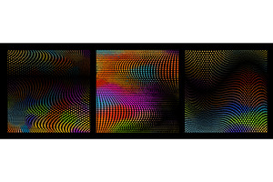 Modern Halftone colored Subtle Pop, an Illustration by Nenahliadava Design