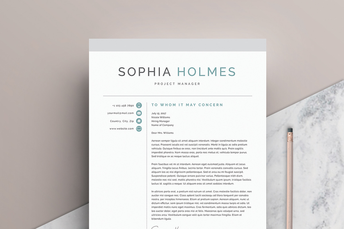 Word Resume & Cover Letter Template, a Resume Template by DemeDesign (Photo 3 of 4)