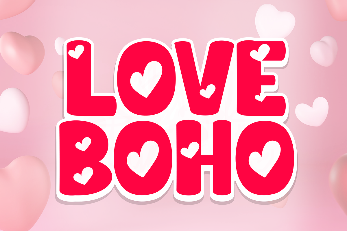 Love Boho | Script Font, a Script Font by Scratchones (Photo 1 of 8)
