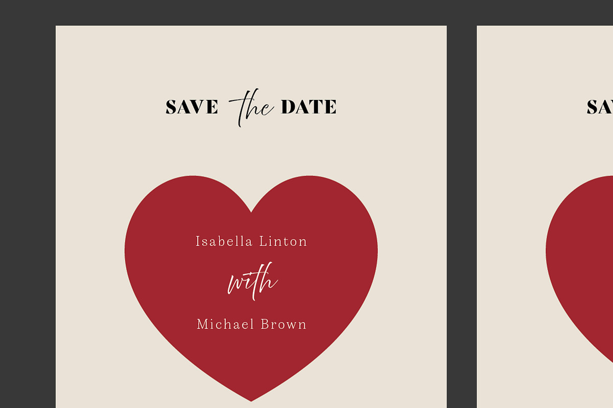 Save the Date Invitation Card preview 2