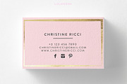 Modern Make Up Business Card, a Business Card Template by iloladesign (Thumbnail 2 of 2)