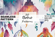 Seamless Watercolor Pattern, a Pattern Graphic by HillTract (Thumbnail 4 of 6)