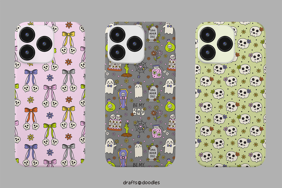 Spooky and Romantic Halloween Set, a Pattern Graphic by Drafts n Doodles (Photo 11 of 12)