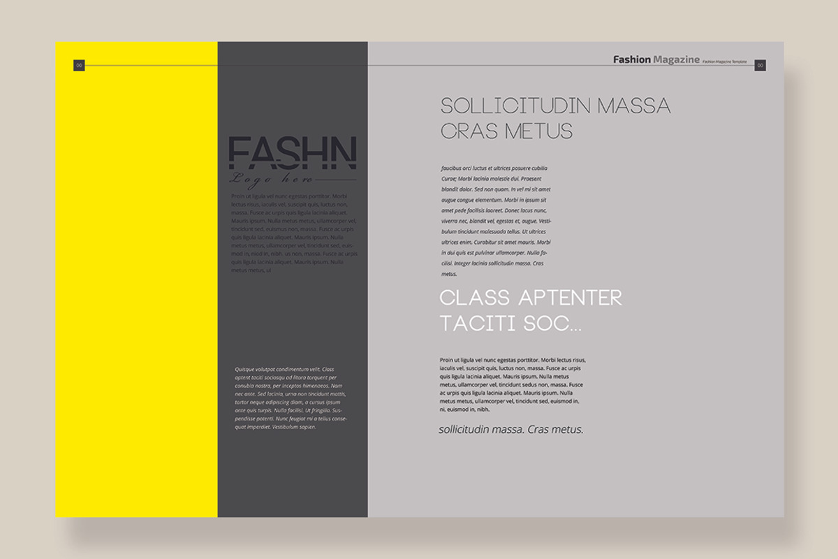 Magazine Template 04, a Magazine Template by pmvch (Photo 8 of 12)