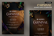 Carnival Flyer Invitation Template, a Flyer Template by PixelsDesign (Thumbnail 1 of 3)