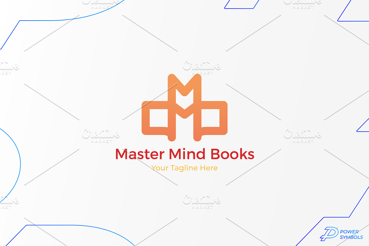 Master Mind Books Logo, a Branding & Logo Template by Power Symbols (Photo 1 of 3)