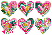 Valentine Heart Clipart, an Illustration by Pixels.Craft (Thumbnail 3 of 4)