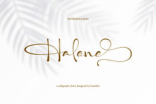 Halone - Calligraphy Font Script