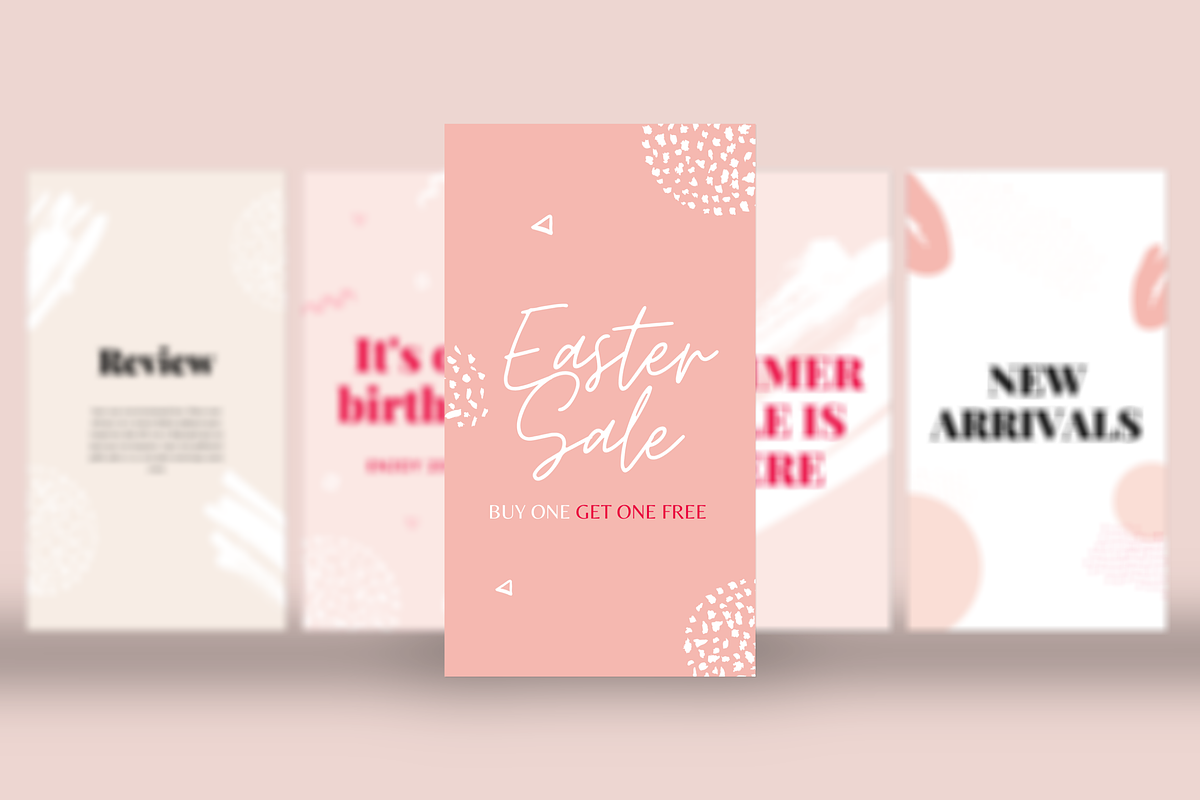 Modern Femme Social Media Templates, a Social Media Template by Marketing Your Brand (Photo 3 of 12)
