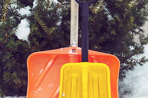 Two snowshovels, an Industrial Photo by BOOCYS